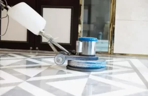 جلي السيراميك بعد التشطيب مع المندوس